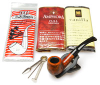 初めてのパイプ Ｂセット＿日本たばこ・外国たばこ・シガー（葉巻）・パイプの各種類を豊富な銘柄で販売・通販します。初心者の方にも吸い方などイラスト付きで説明・解説