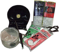 パイプ用ひねり灰皿（８点）セット＿日本たばこ・外国たばこ・シガー（葉巻）・パイプの各種類を豊富な銘柄で販売・通販します。初心者の方にも吸い方などイラスト付きで説明・解説