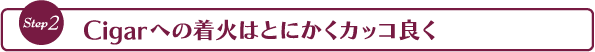 シガー・葉巻[初心者][吸い方][種類][Q&A]cigarへの着火はとにかくカッコ良く